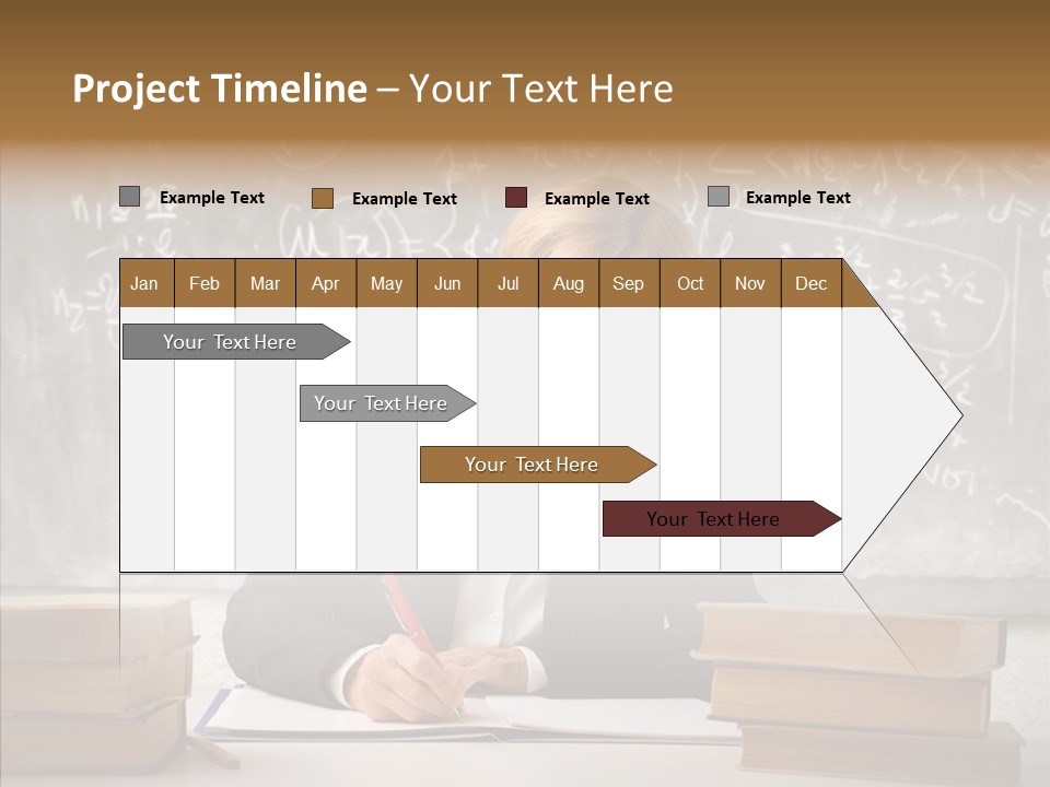 Old Finger Senior PowerPoint Template