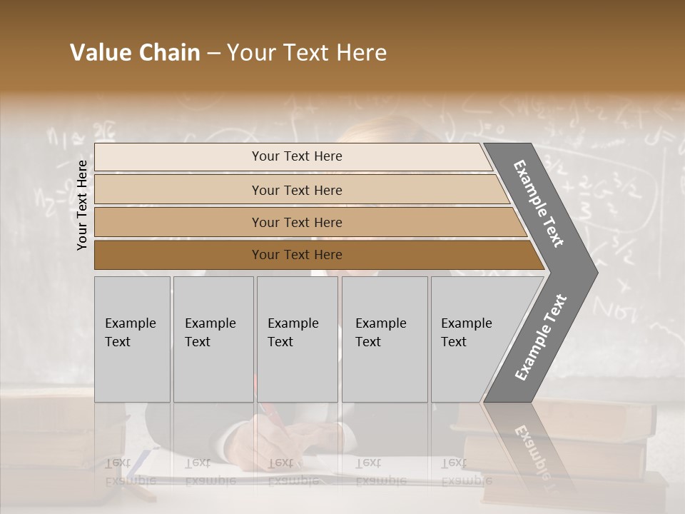 Old Finger Senior PowerPoint Template