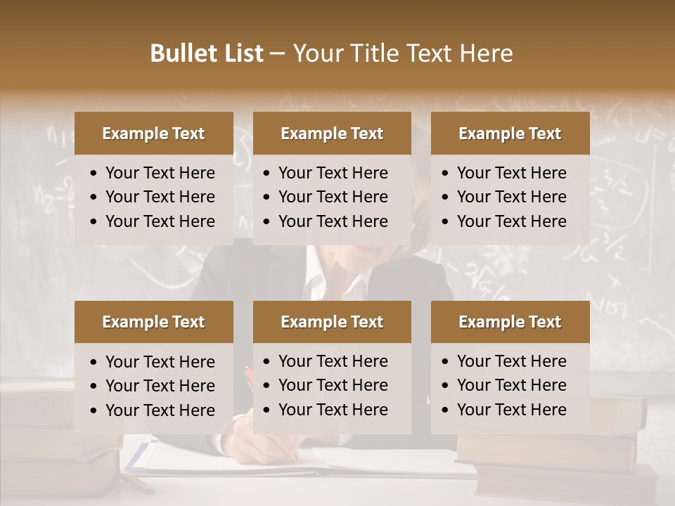 Old Finger Senior PowerPoint Template