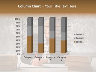 Old Finger Senior PowerPoint Template