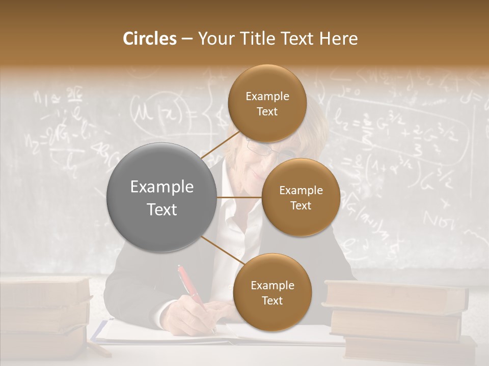 Old Finger Senior PowerPoint Template