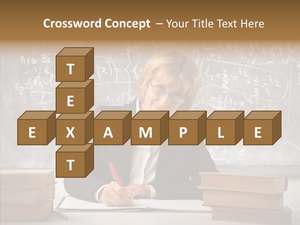 Old Finger Senior PowerPoint Template