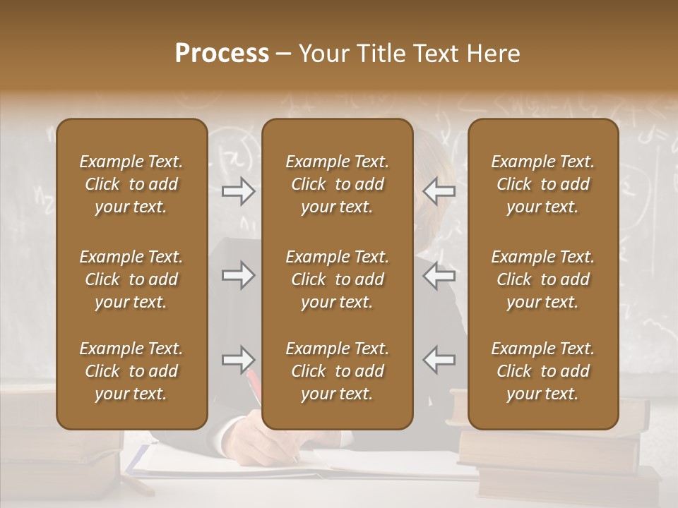 Old Finger Senior PowerPoint Template