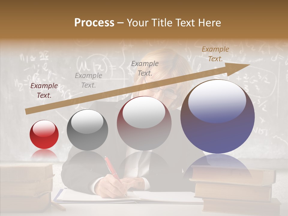 Old Finger Senior PowerPoint Template