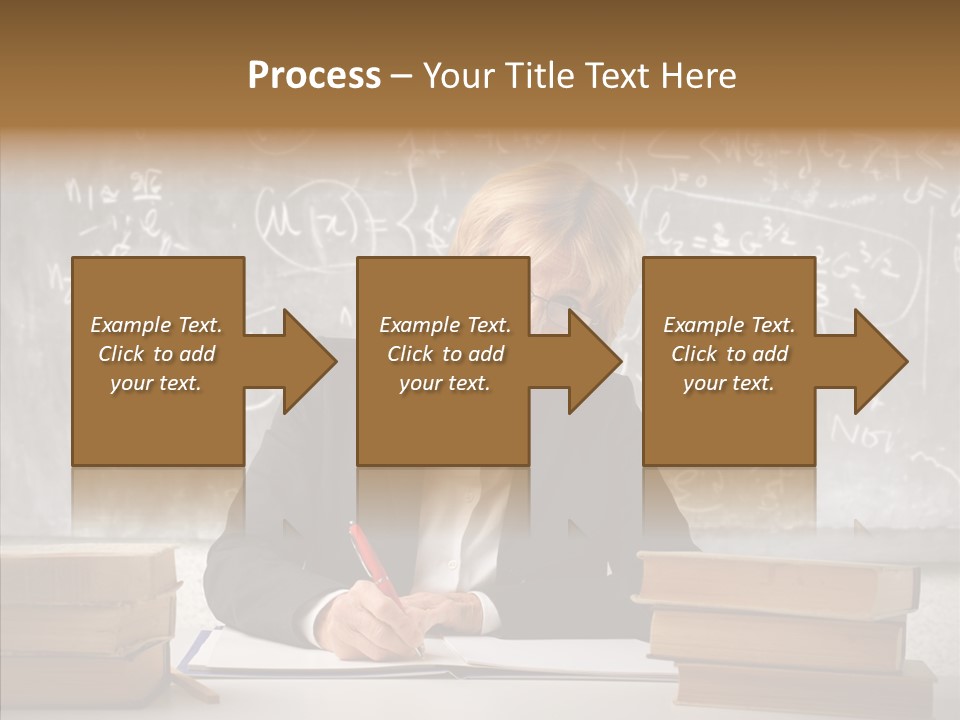 Old Finger Senior PowerPoint Template