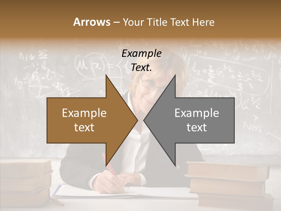 Old Finger Senior PowerPoint Template
