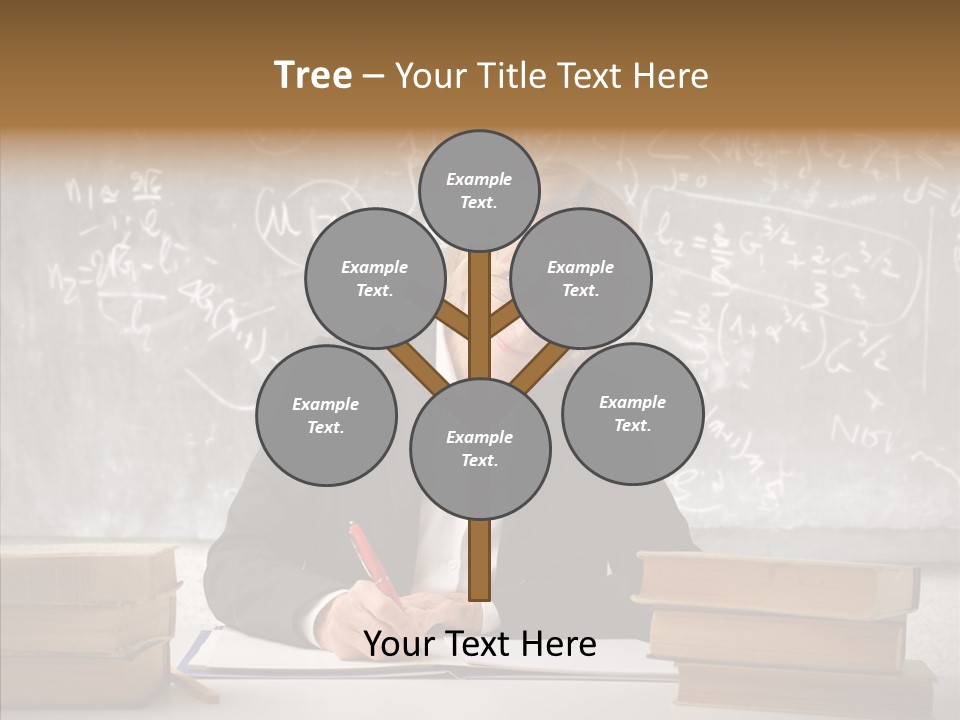 Old Finger Senior PowerPoint Template