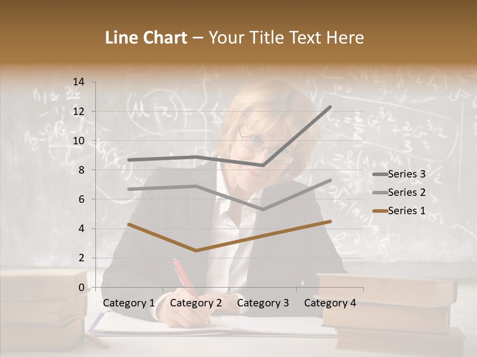 Old Finger Senior PowerPoint Template