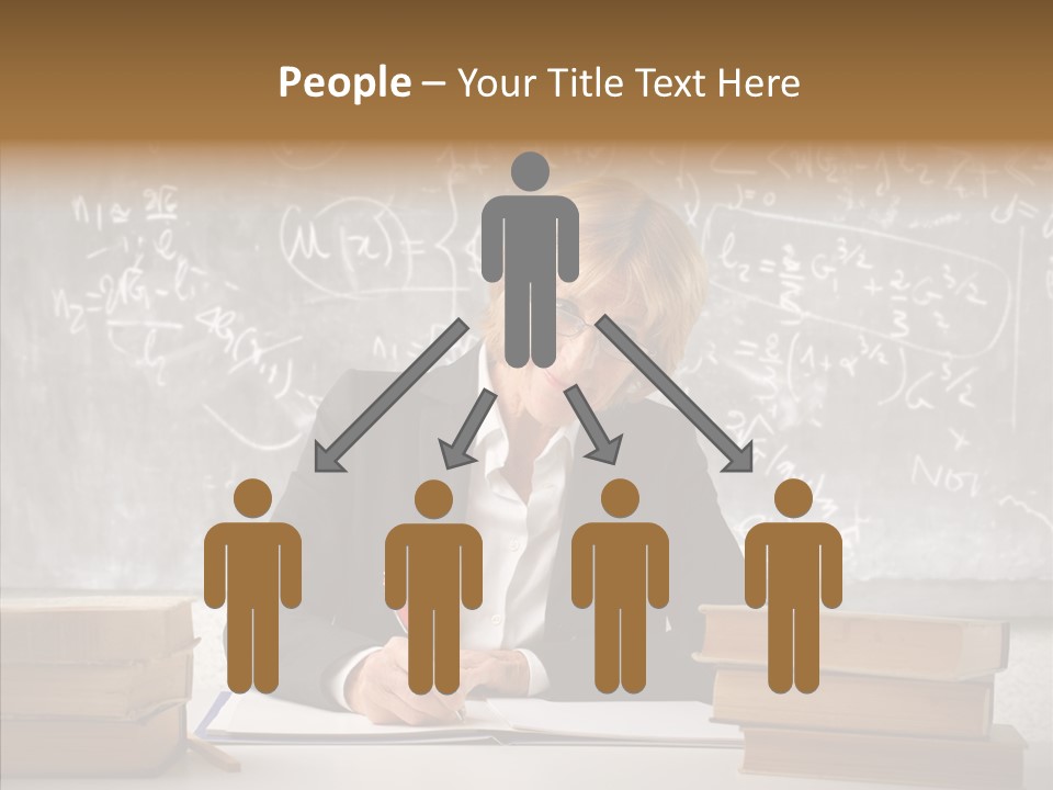 Old Finger Senior PowerPoint Template