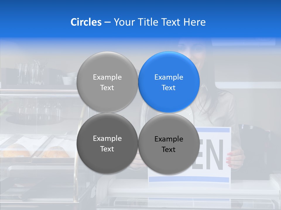 Touching Sharing Elder PowerPoint Template