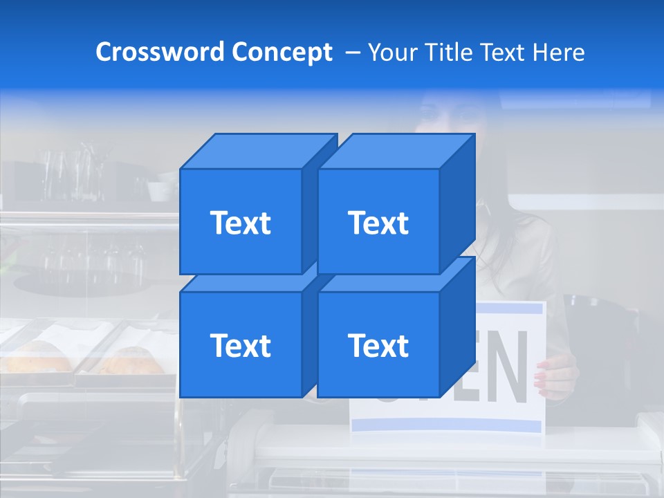 Touching Sharing Elder PowerPoint Template