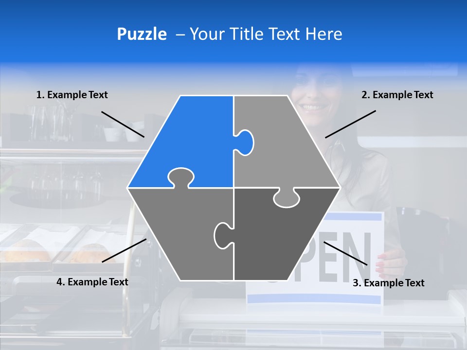 Touching Sharing Elder PowerPoint Template
