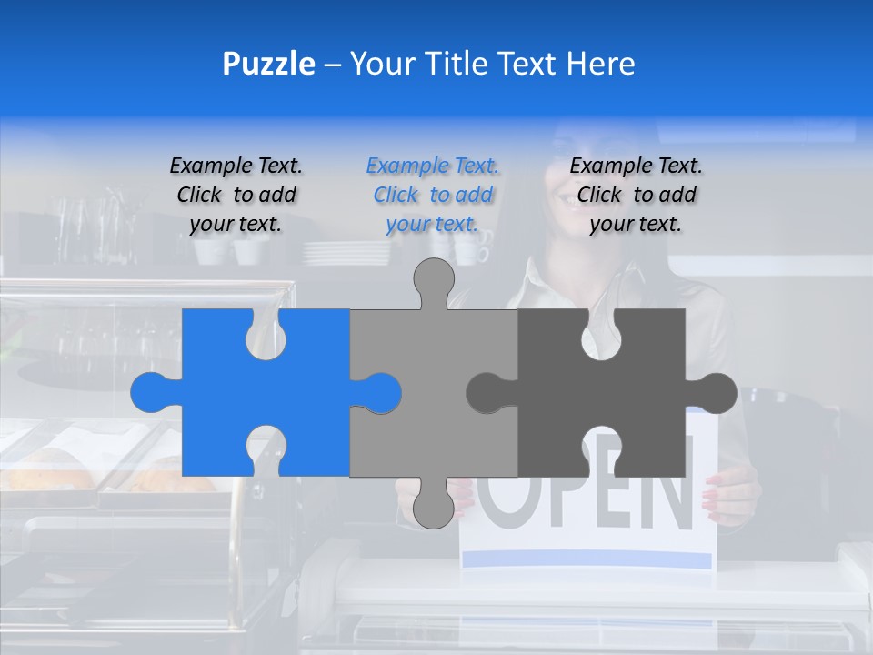 Touching Sharing Elder PowerPoint Template