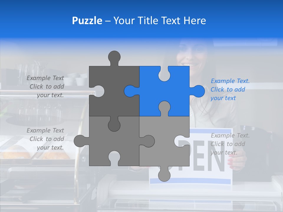 Touching Sharing Elder PowerPoint Template