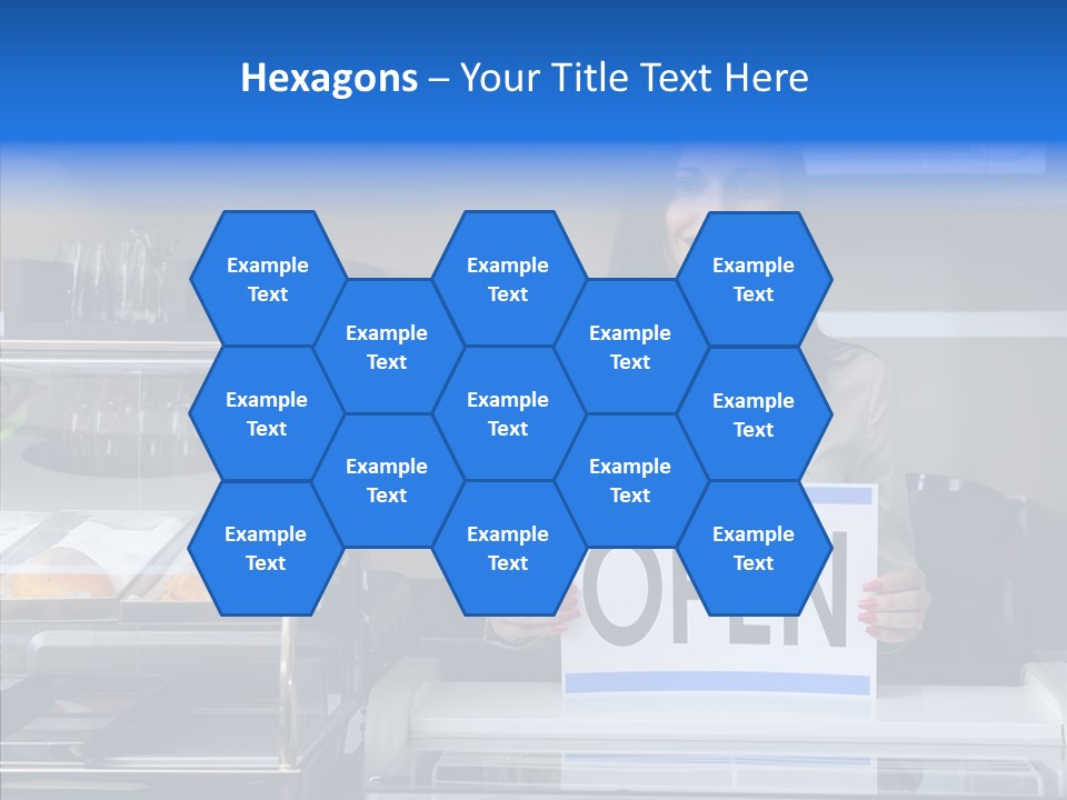 Touching Sharing Elder PowerPoint Template