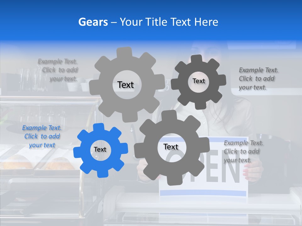 Touching Sharing Elder PowerPoint Template
