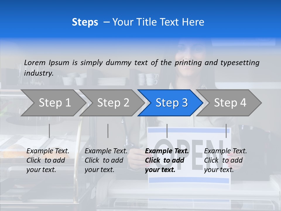 Touching Sharing Elder PowerPoint Template