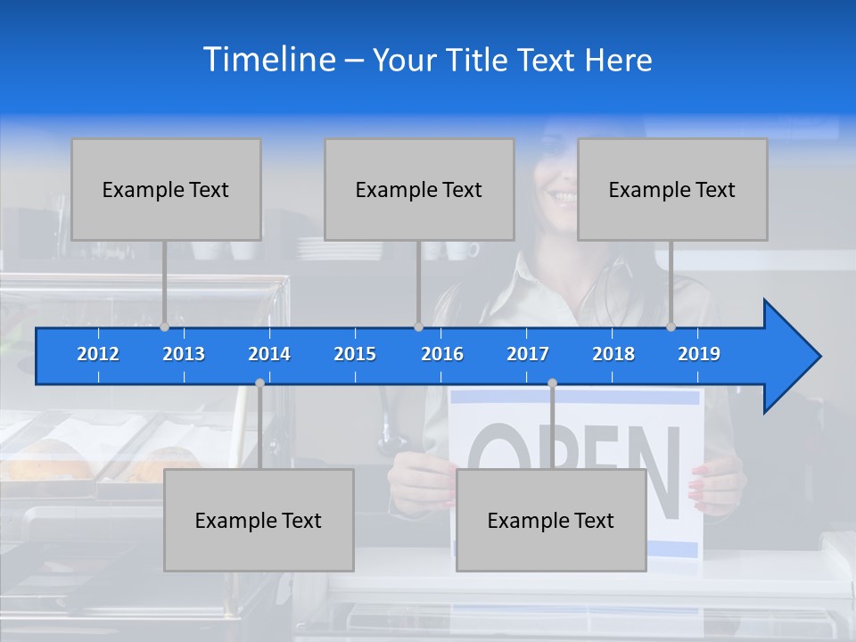 Touching Sharing Elder PowerPoint Template