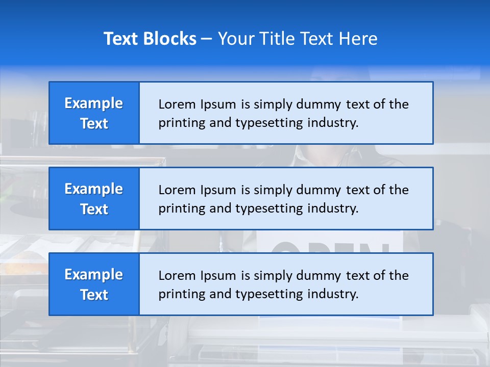 Touching Sharing Elder PowerPoint Template
