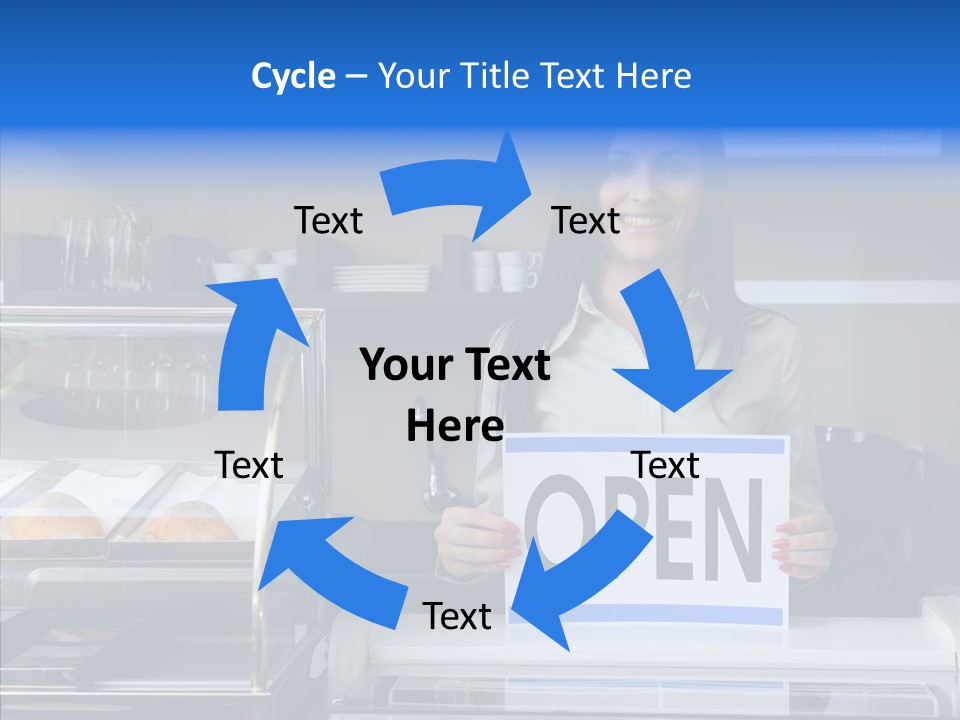 Touching Sharing Elder PowerPoint Template