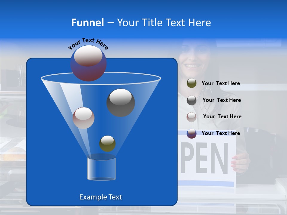 Touching Sharing Elder PowerPoint Template