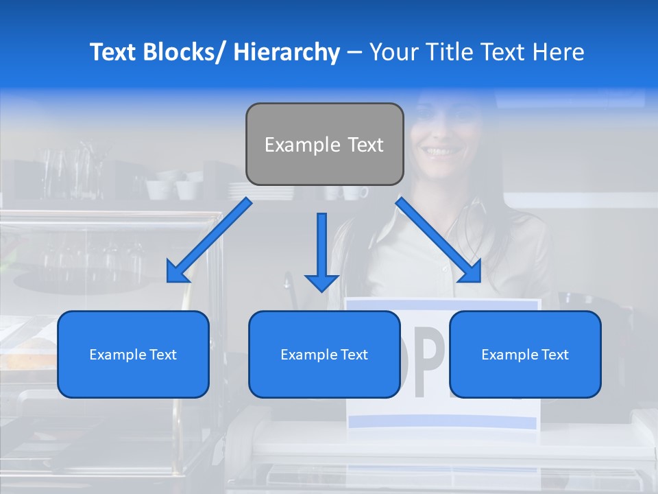 Touching Sharing Elder PowerPoint Template