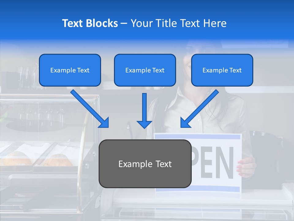 Touching Sharing Elder PowerPoint Template