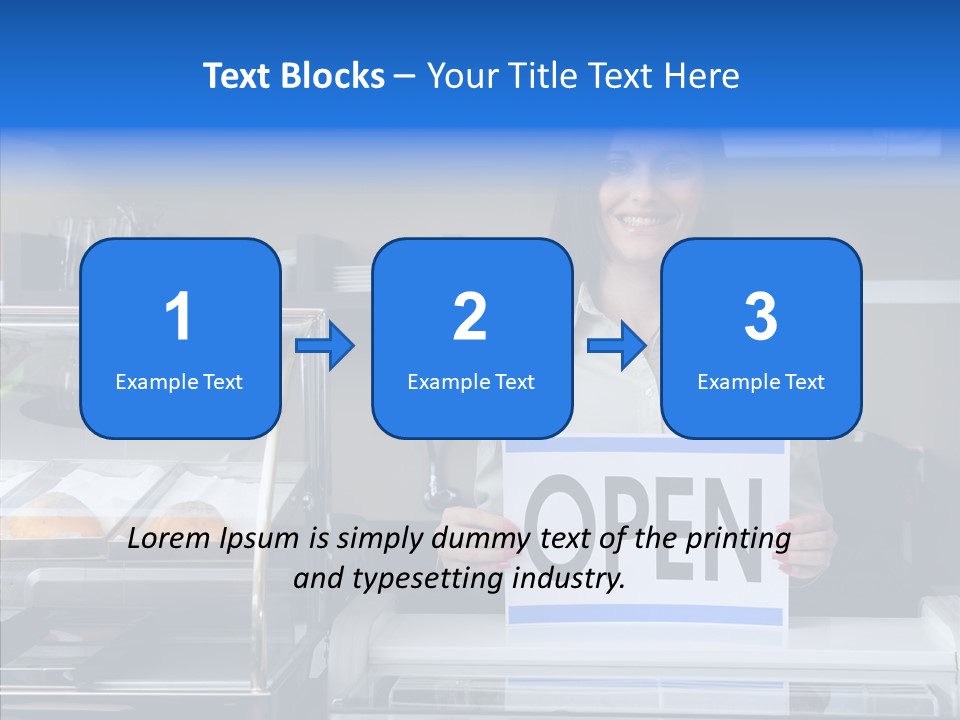 Touching Sharing Elder PowerPoint Template