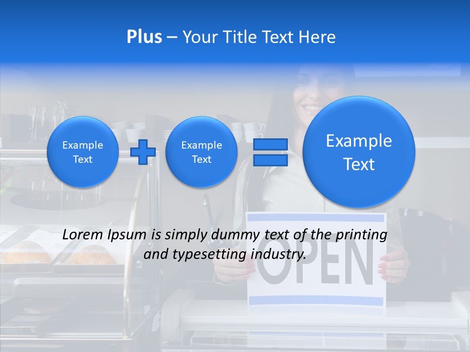 Touching Sharing Elder PowerPoint Template