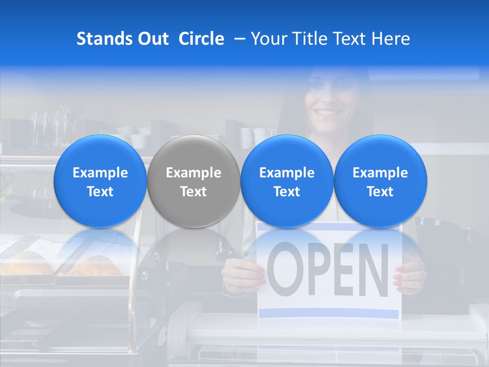 Touching Sharing Elder PowerPoint Template