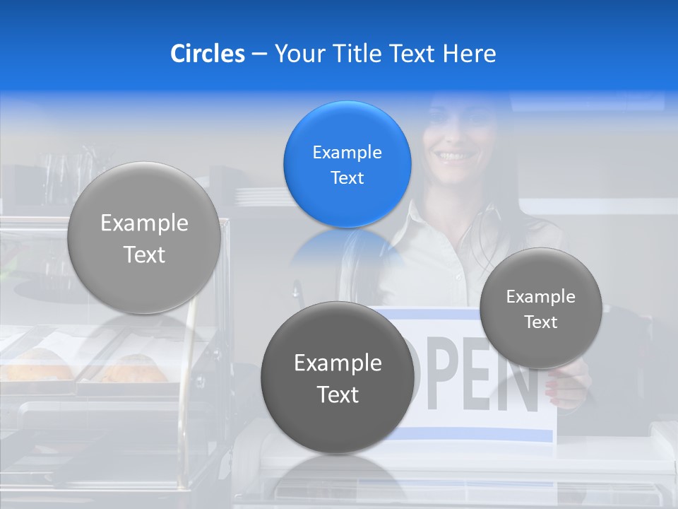 Touching Sharing Elder PowerPoint Template