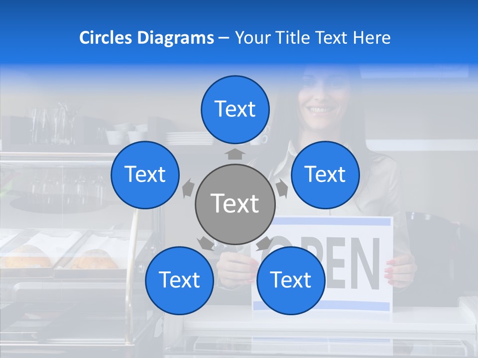 Touching Sharing Elder PowerPoint Template