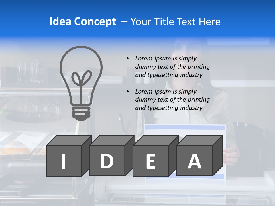 Touching Sharing Elder PowerPoint Template