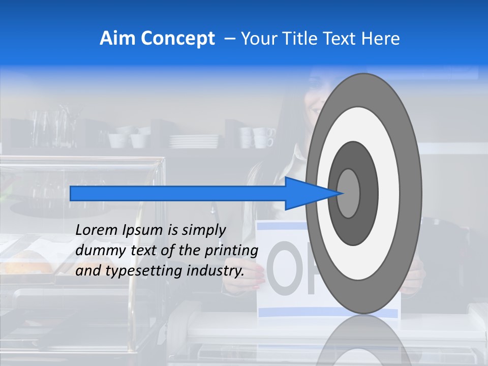 Touching Sharing Elder PowerPoint Template