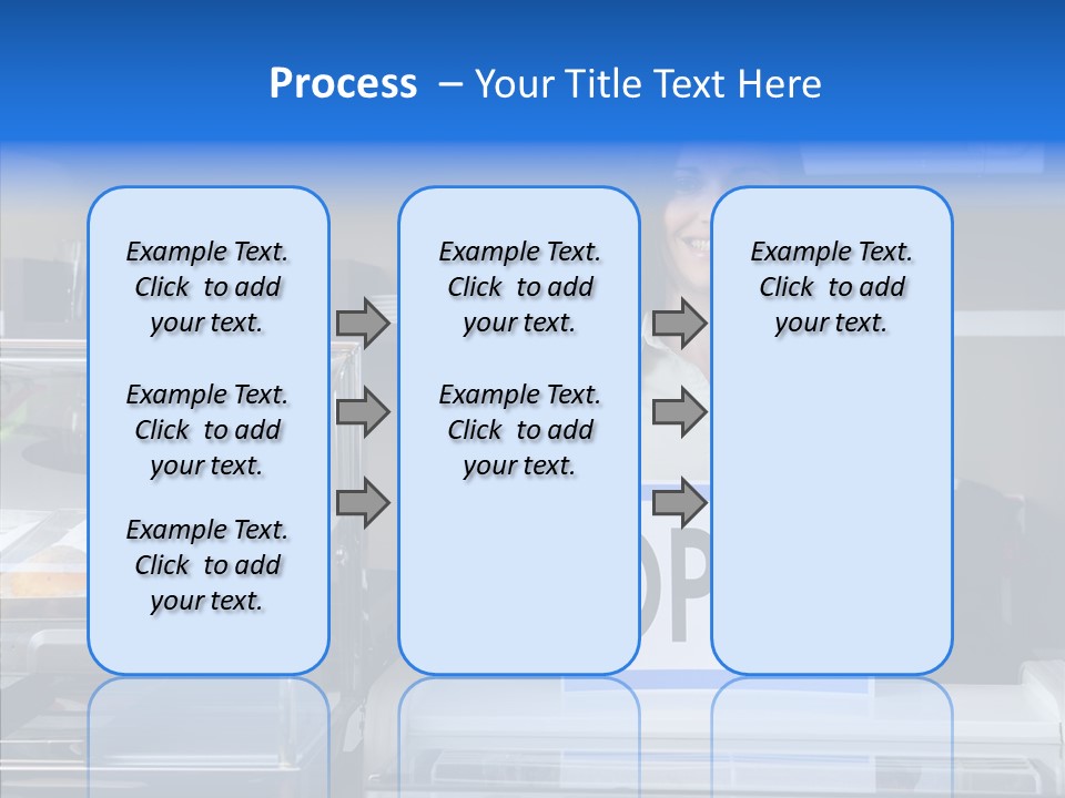 Touching Sharing Elder PowerPoint Template