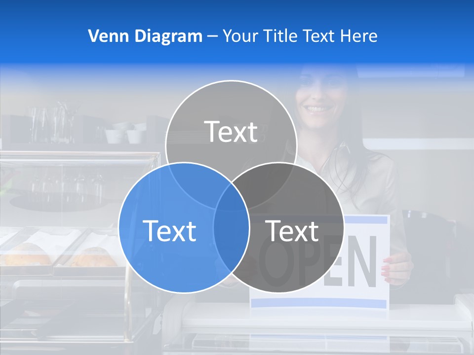 Touching Sharing Elder PowerPoint Template