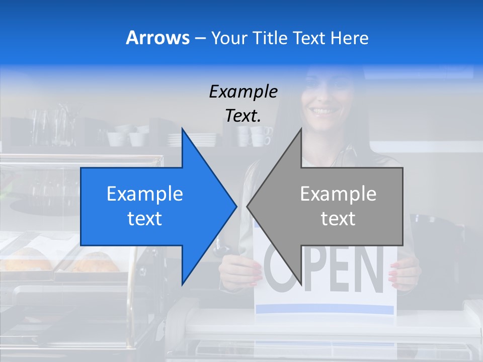 Touching Sharing Elder PowerPoint Template