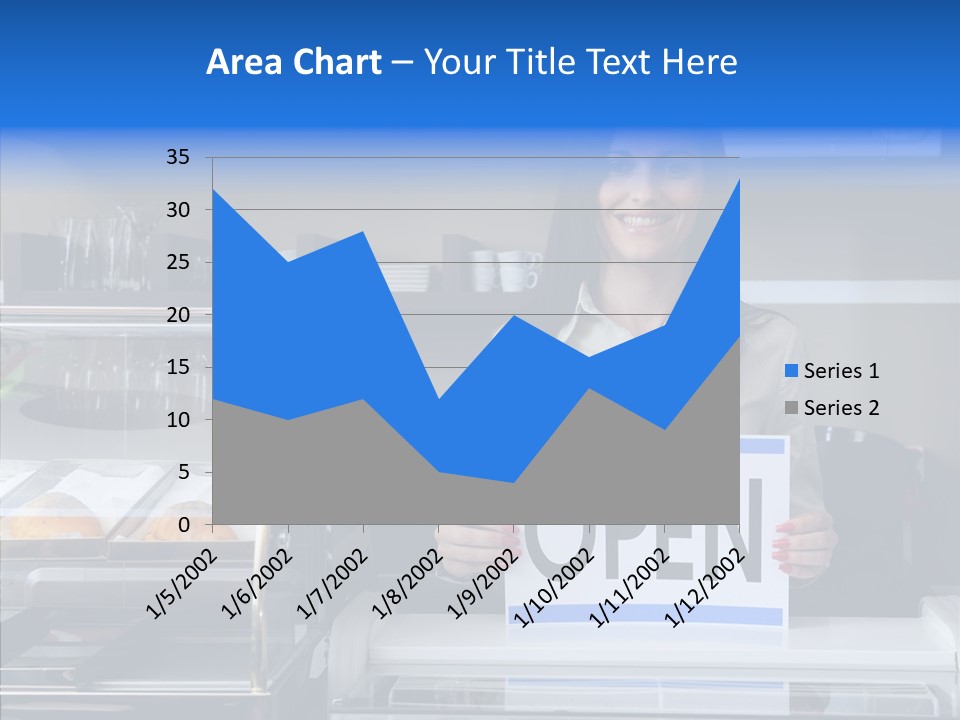 Touching Sharing Elder PowerPoint Template