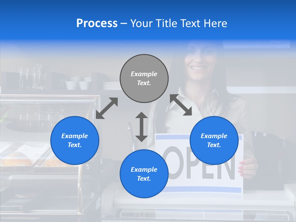 Touching Sharing Elder PowerPoint Template