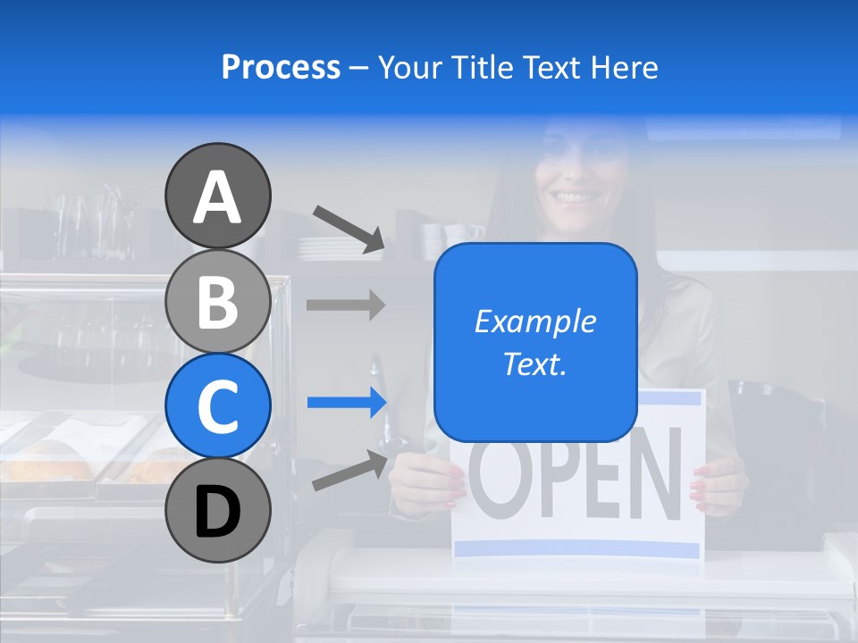 Touching Sharing Elder PowerPoint Template
