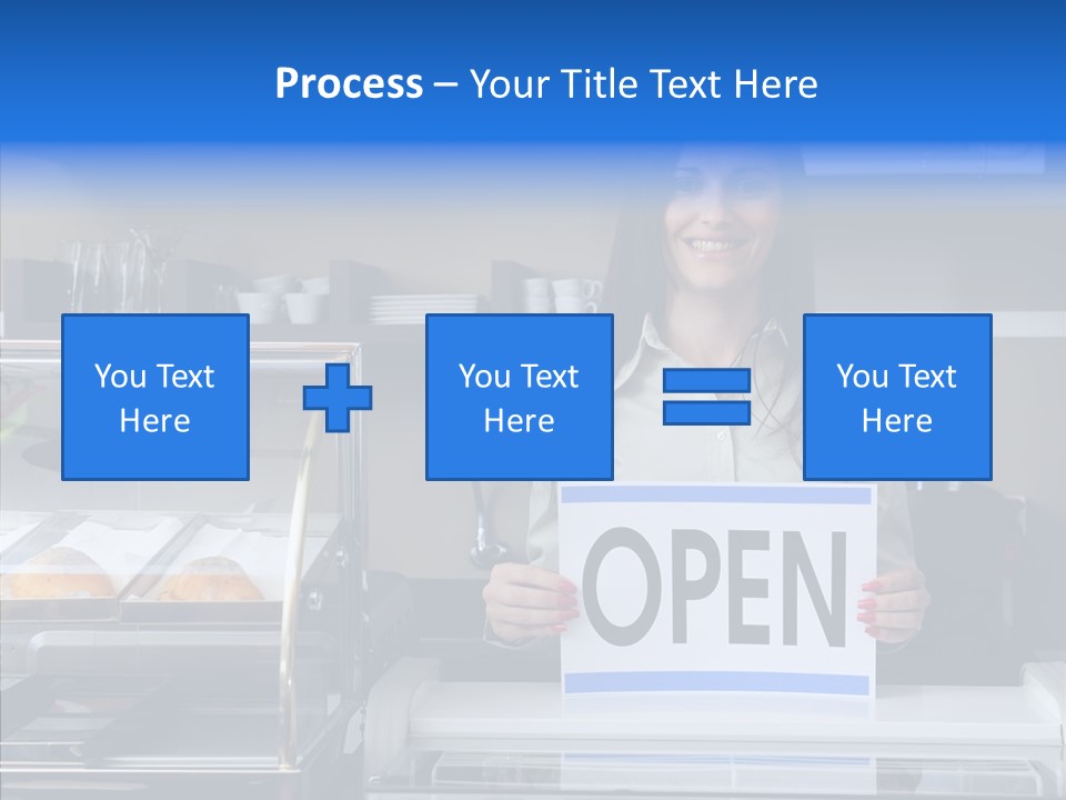 Touching Sharing Elder PowerPoint Template