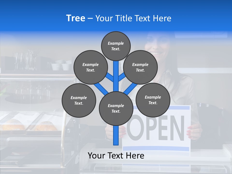 Touching Sharing Elder PowerPoint Template