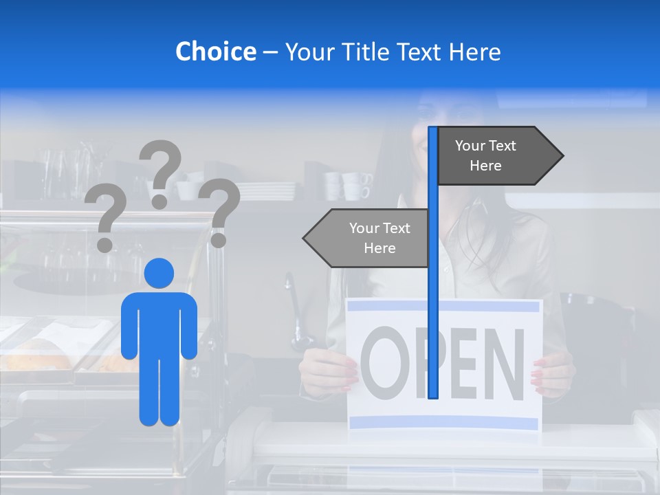 Touching Sharing Elder PowerPoint Template
