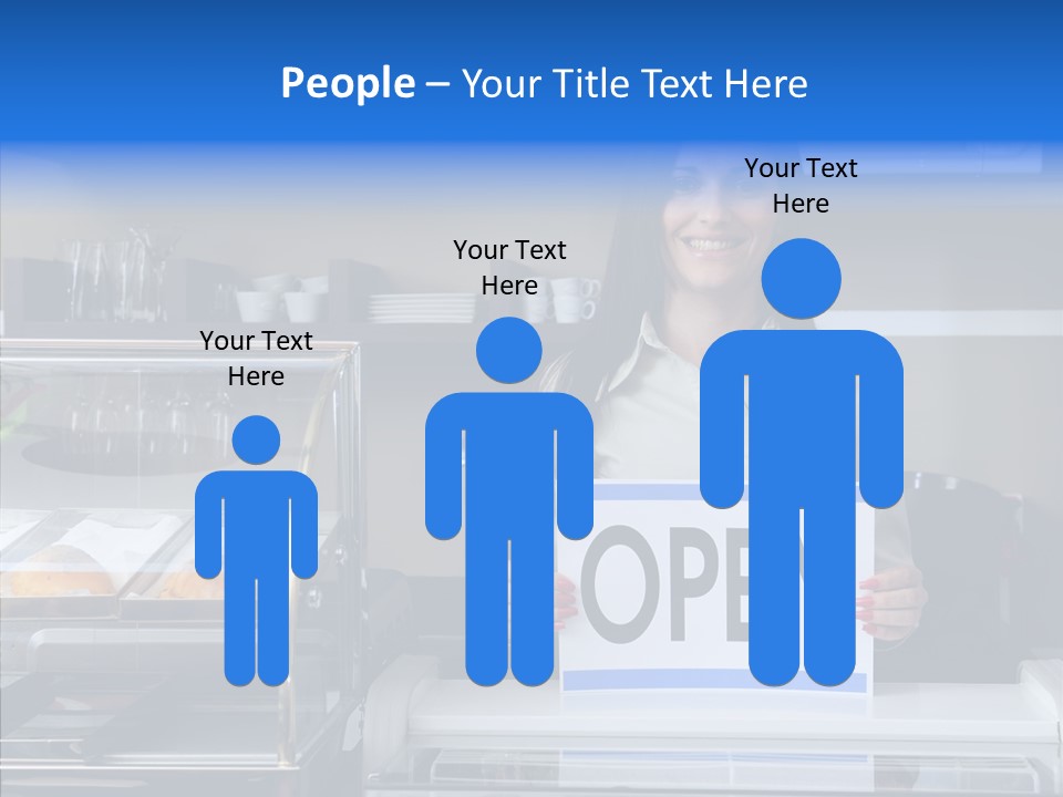 Touching Sharing Elder PowerPoint Template