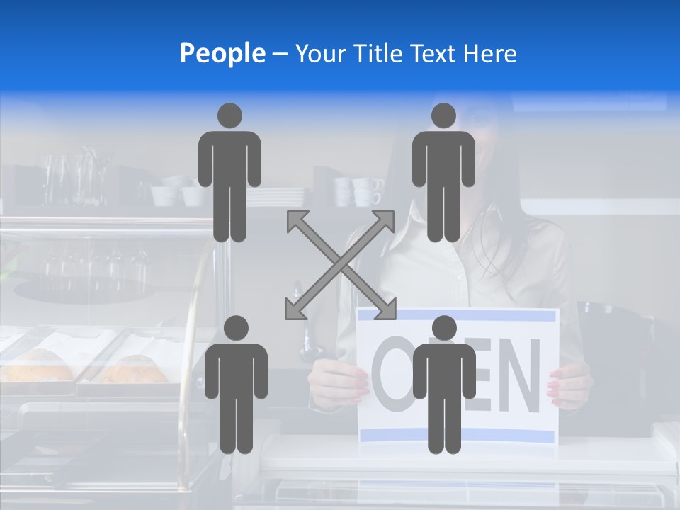 Touching Sharing Elder PowerPoint Template