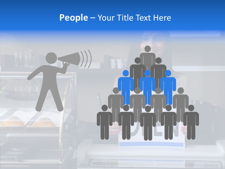 Touching Sharing Elder PowerPoint Template