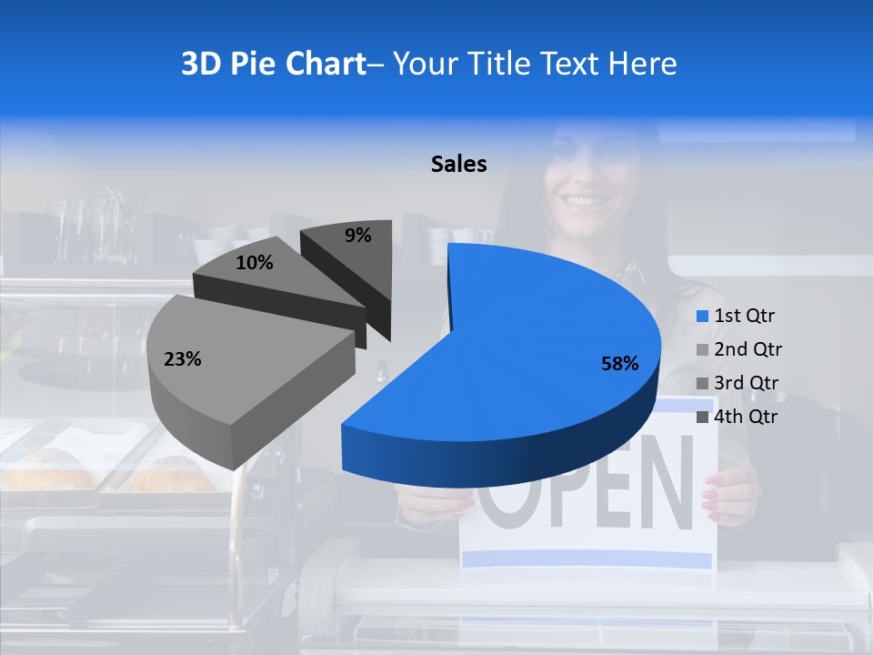 Touching Sharing Elder PowerPoint Template