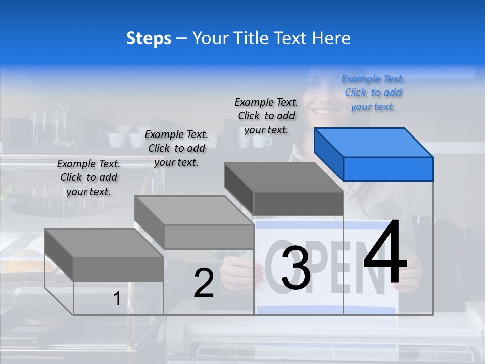 Touching Sharing Elder PowerPoint Template