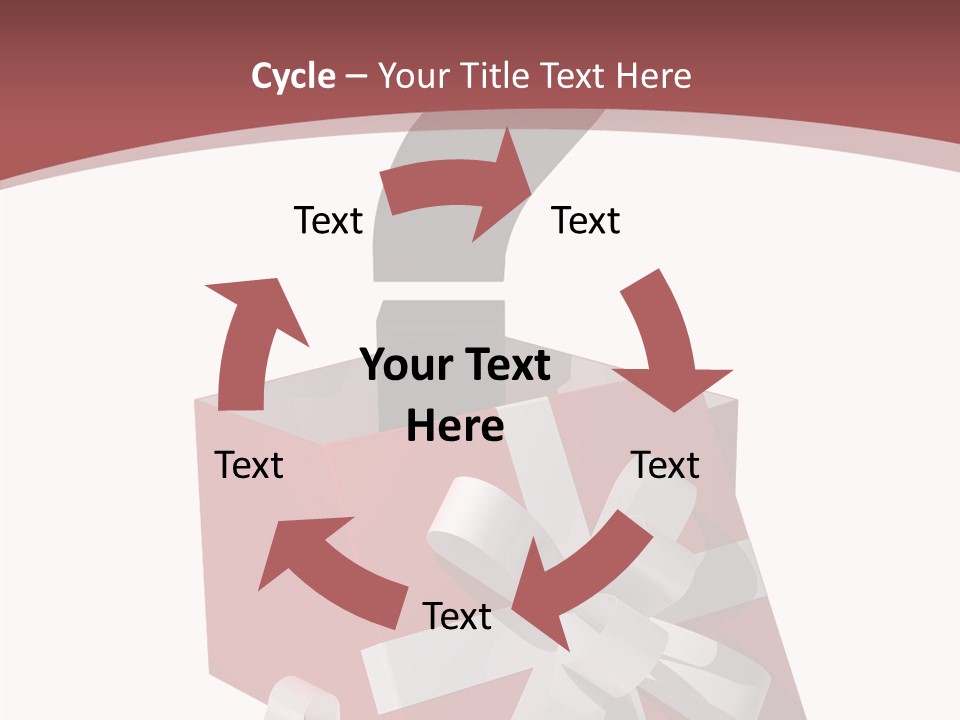 White Background Hold Help PowerPoint Template