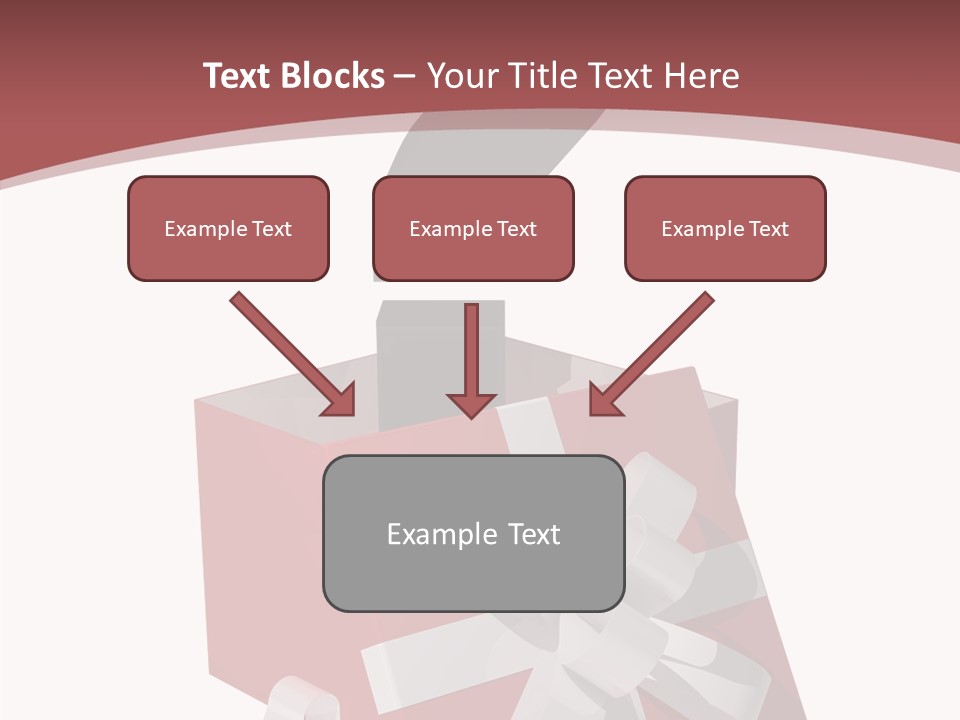 White Background Hold Help PowerPoint Template
